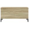 vidaXL Coffee Table Sonoma oak Engineered wood, metal Medium
