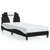 vidaXL Bed Frame Black and White