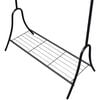 vidaXL Clothing Rack Black Steel 68.5 in height, 35.4 in length