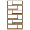 vidaXL Bookcase Artisian Oak 39.4x13.0x73.8" Engineered Wood