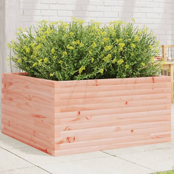 vidaXL Garden Planter Natural Wood Solid Douglas Fir Wood Large