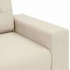 vidaXL Sofa Beige 87.01 x 30.71 x 31.50 in Linen-blend Fabric