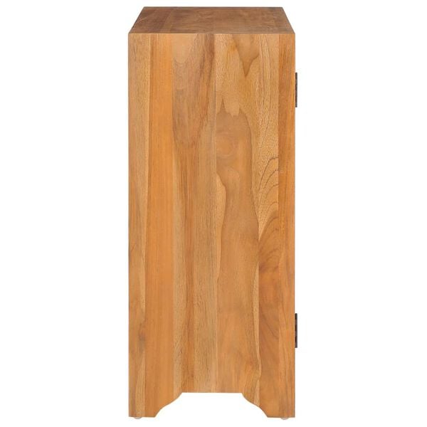 vidaXL Cabinet Natural Teak Brown Solid Teak Wood, Plywood Compact