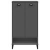 vidaXL Shoe Storage Anthracite grey Engineered wood, plastic Medium