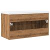 vidaXL Bathroom Sink Cabinet Artisan oak Engineered wood and ceramic Large