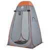 vidaXL Privacy Tent Gray and Orange Pop-up Waterproof