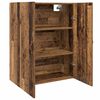 vidaXL Wall Mounted Cabinet Brown 69.5 x 34 x 90 cm Engineered wood