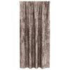vidaXL Velvet Curtains 2 pcs Cappuccino 68.90 x 55.12 in Velvet