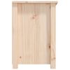 vidaXL TV Cabinet Natural wood Solid Pine Wood, Metal Medium TV Cabinet