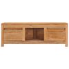 vidaXL TV Cabinet Teak Solid teak wood 39.4 x 11.8 x 13.8 in