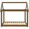 vidaXL Dog Bed Honey Brown Solid Pine Wood Medium Simple Dog Bed