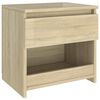 vidaXL Bedside Cabinet Set of 2 Sonoma Oak Engineered wood Small