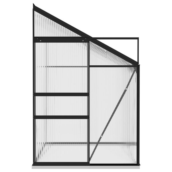 vidaXL Greenhouse Anthracite and Transparent