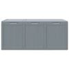 vidaXL Storage Box Grey Polypropylene Large Modern Lightweight