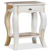 vidaXL Bedside Cabinet Solid Acacia Wood 15.7"x11.8"x19.7"