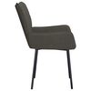 vidaXL Dining Chair Set of 2 Dark Grey