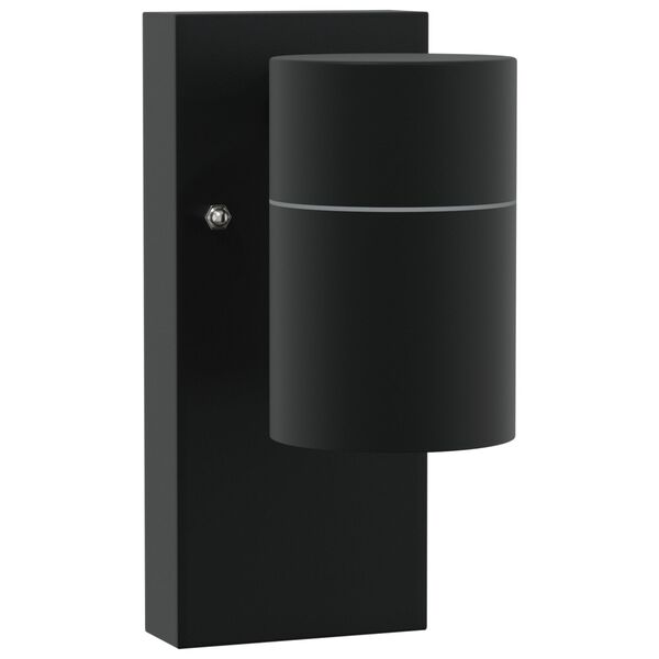 vidaXL Outdoor Wall Lights 2 pcs Black 6.5 x 10.5 x 16 cm