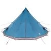 vidaXL Family Tipi Tent Folding Blue and Grey 560 x 560 x 300 cm