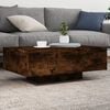 vidaXL Coffee Table Smoked oak Engineered wood Medium Coffee Table