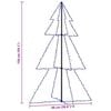 vidaXL Christmas Cone Tree 200 LEDs Indoor and Outdoor 3x5 ft