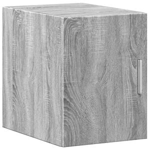 vidaXL Wall Cabinet Grey Sonoma Engineered Wood Medium Wall Cabinet