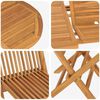 vidaXL Garden Dining Set 7 pcs Brown Solid Teak Wood