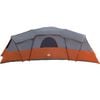 vidaXL Family Tent Grey and Orange 762 x 655 x 218 cm Taffeta