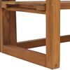 vidaXL Shelving Unit Natural Teak Solid Teak Wood 47.2 in