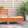 vidaXL Garden Footstool Wax brown Solid pine wood Standard Modular