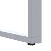 vidaXL Garden Dining Table Grey 62.99 x 31.50 x 29.53 in