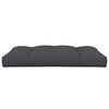 vidaXL Pallet Cushion Anthracite 100% polyester 47.2 x 31.5 in