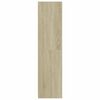 vidaXL Wardrobe Sonoma Oak Engineered wood Compact Wardrobe