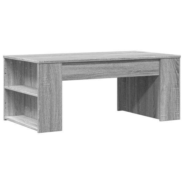 vidaXL Coffee Table Gray Sonoma Engineered wood Coffee Table Rectangular