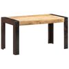 vidaXL Dining Table 55.1"x27.6"x29.9" Solid Rough Mango Wood