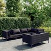 vidaXL Garden Lounge Set Dark grey