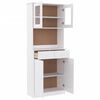 vidaXL Highboard White Solid pine wood Large Highboard Rectangular
