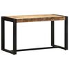 vidaXL Bench Natural wood Solid rough mango wood, iron