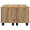 vidaXL Coffee Table Artisan Oak Engineered Wood 23.6x23.6x15.0 in