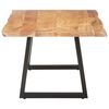 vidaXL Coffee Table with Live Edges 45.3"x23.6"x15.7" Solid Acacia Wood