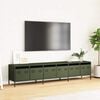 vidaXL TV Cabinet Olive Green Cold-rolled Steel Large TV Cabinet