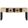 vidaXL Coffee Table Brown Solid mango wood, steel 39.4 in Coffee Table