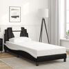 vidaXL Bed Frame Black and White
