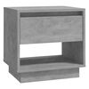 vidaXL Bedside Cabinet Set of 2 Concrete Grey Engineered Wood