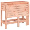 vidaXL Garden Planter Natural Wood Solid Douglas Fir Wood Medium