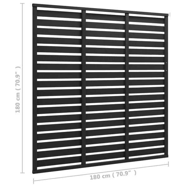 vidaXL Fence Panel WPC 70.9"x70.9" Black