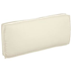 vidaXL Cushion Cream 47.24 x 19.69 x 4.72 in Oxford Fabric