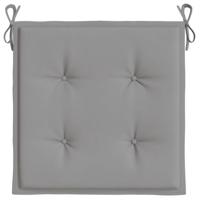 vidaXL Garden Chair Cushions 4 pcs Gray 15.7"x15.7"x1.2"