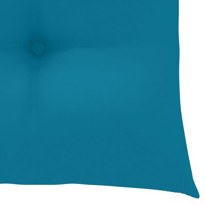 vidaXL Chair Cushions 2 pcs Light Blue 19.7"x19.7"x2.8" Fabric