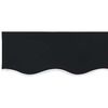 vidaXL Awning Replacement Fabric Black 118.11" x 98.43" Canvas