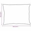 vidaXL Pillow with Pillow 2 pcs White 23.62 x 31.50 in Cotton